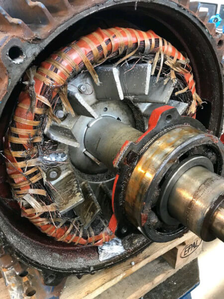 When a Motor Fails should the Protection device be changed?