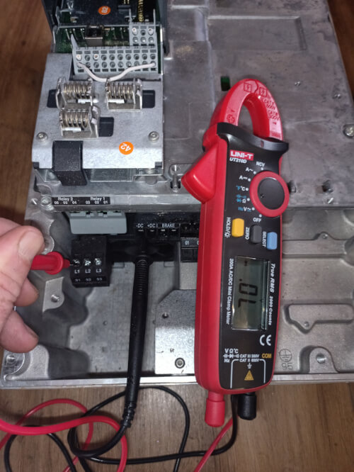 Negative DC Bus Diode Test